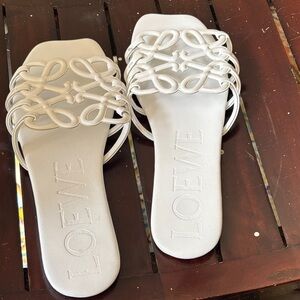 Loewe White Women's Sandals